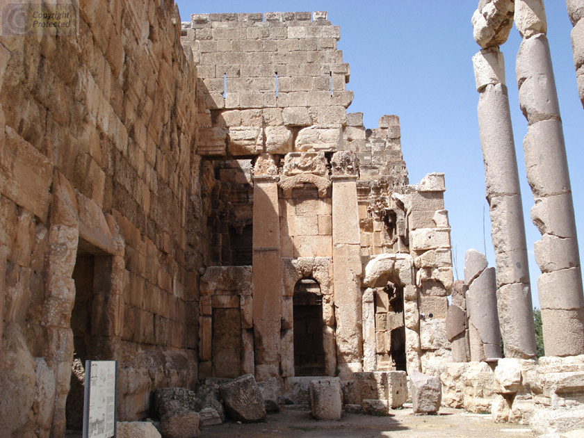 The Great Court of the Temple of Jupiter in Baalbek